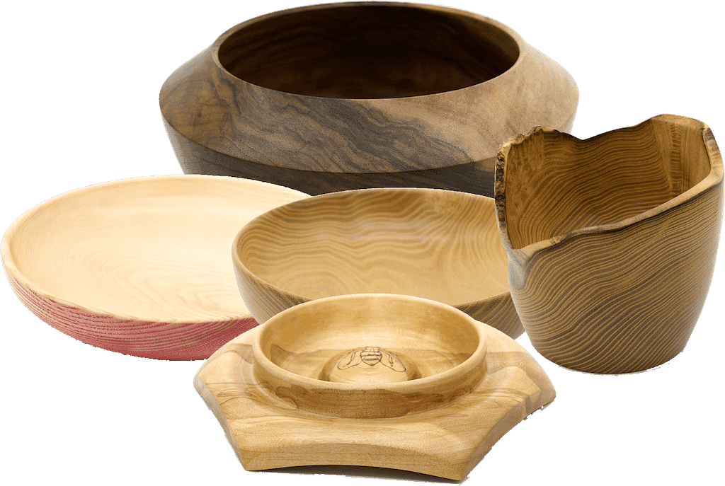 Ručně soustružené misky